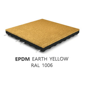 EPDM earth kollane kummimatt
